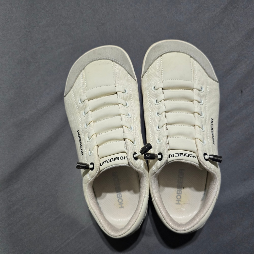 Hobibear Barefoot Sneakers Mens Size 37 Cream White Wide Toe Box GST0071D